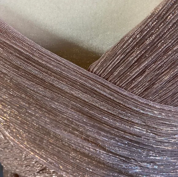 INTERMIX PINK TINA LUREX CUTO DRESS - Picture 6 of 17